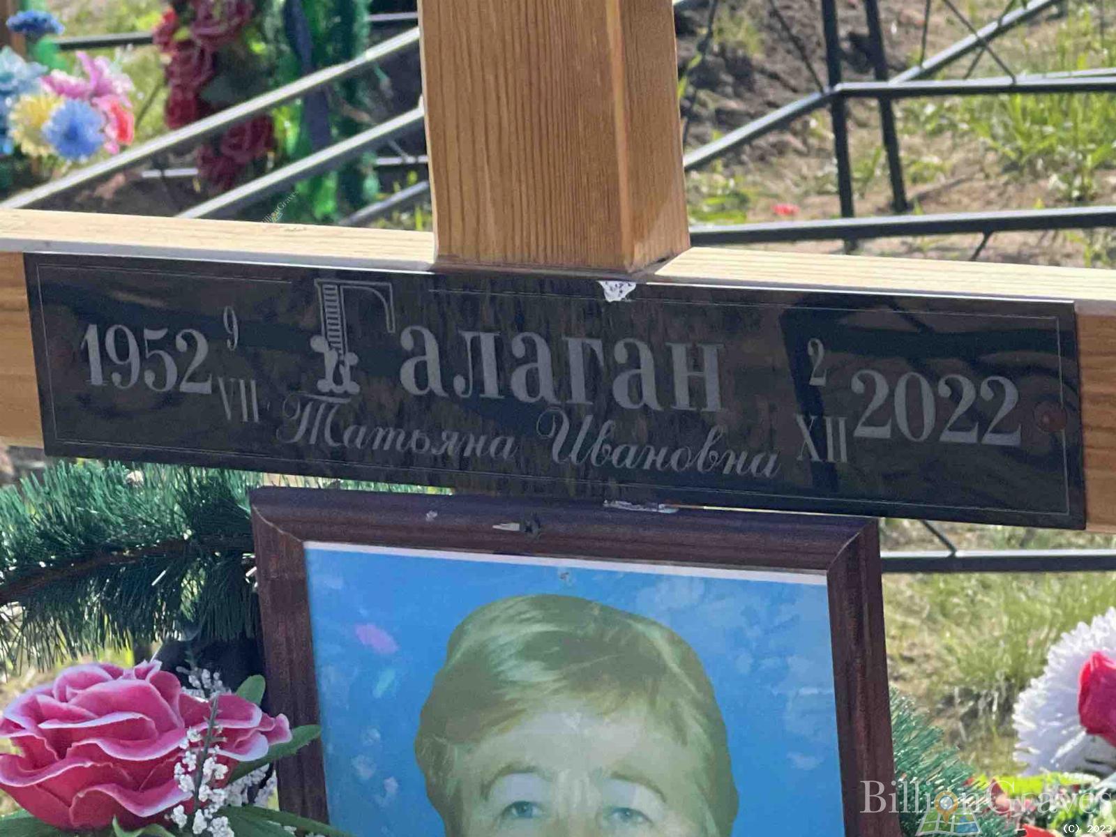 Галаган Татьяна Ивановна
