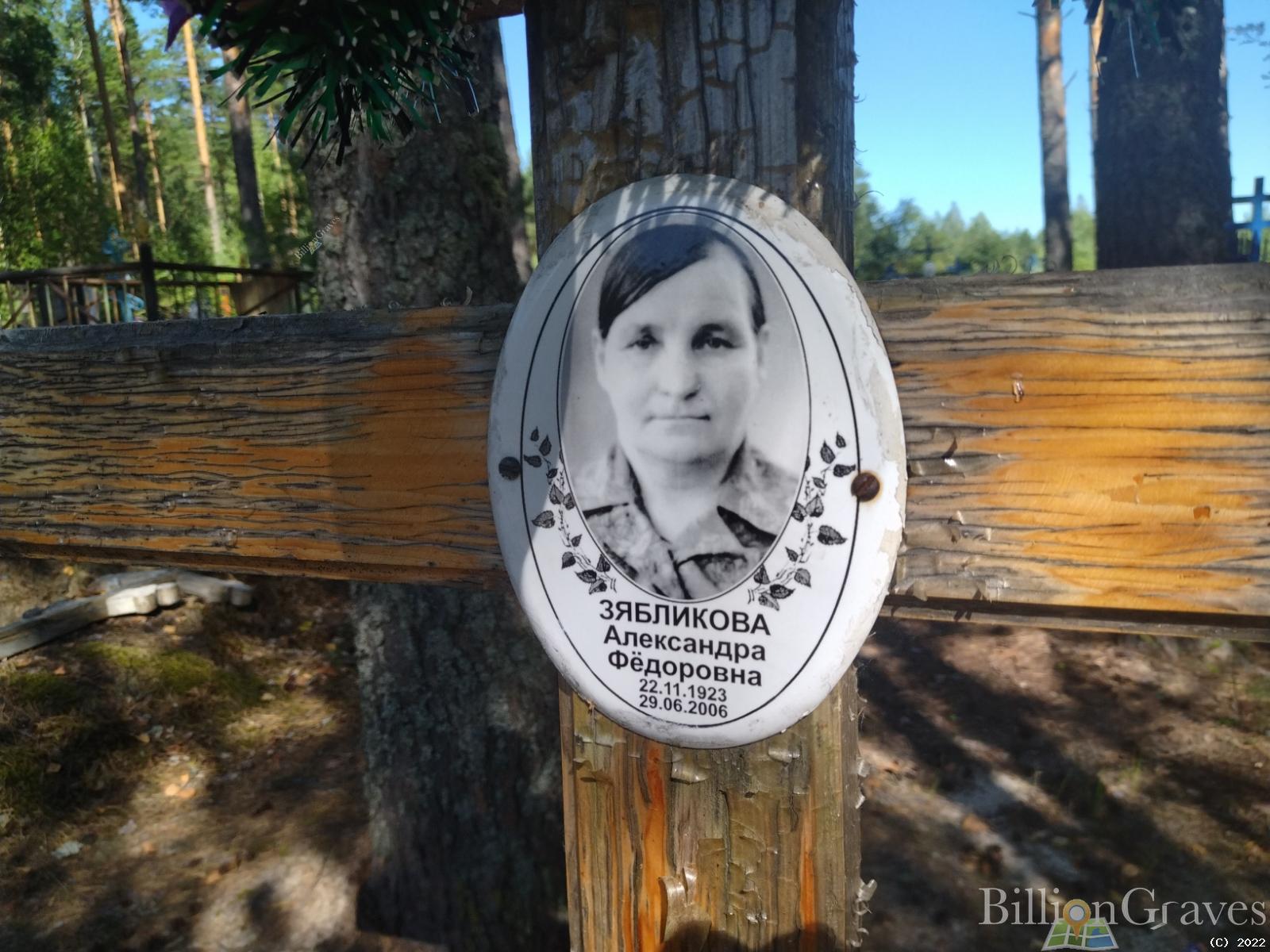 Зябликова Александра Федоровна