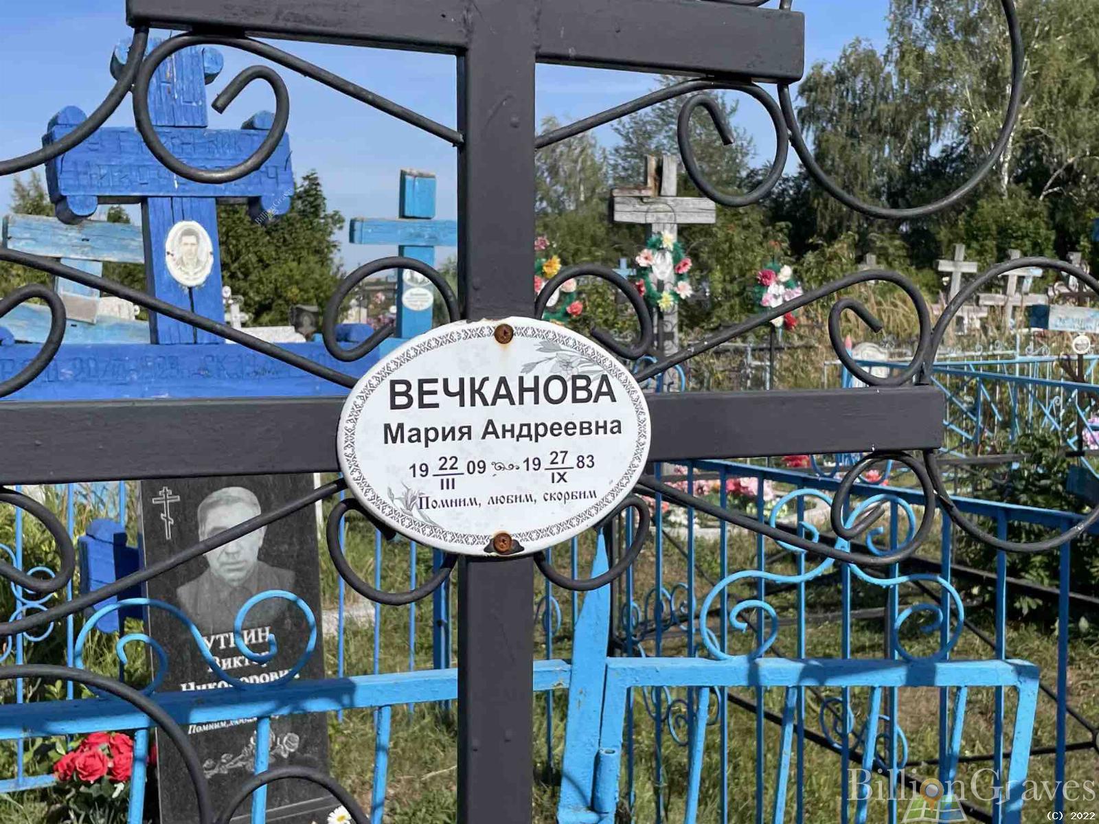 Вечканова Мария Андреевна