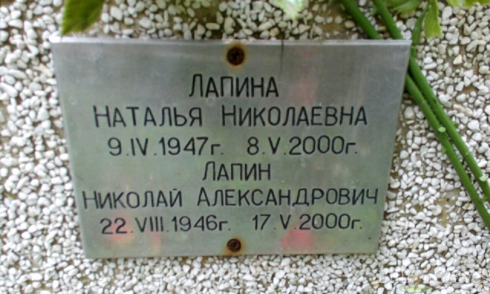 Лапин Николай Александрович