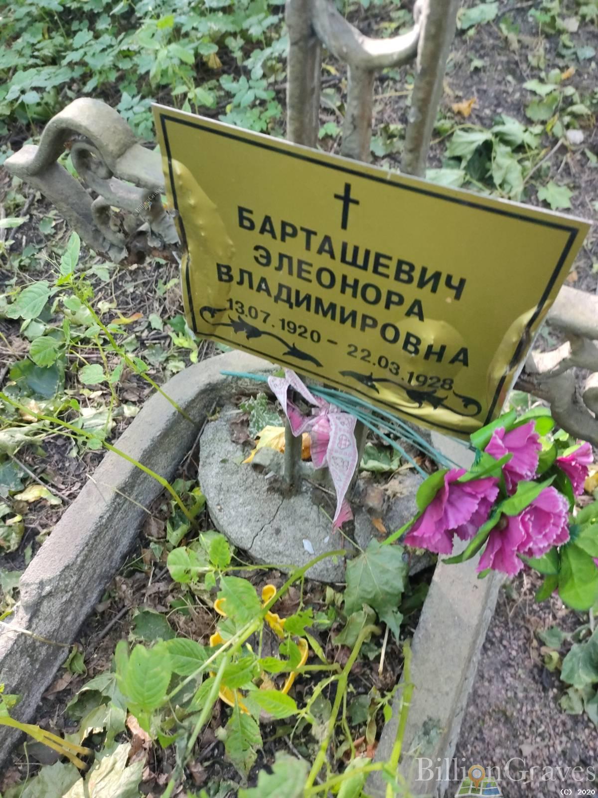 Барташевич Элеонора Владимировна
