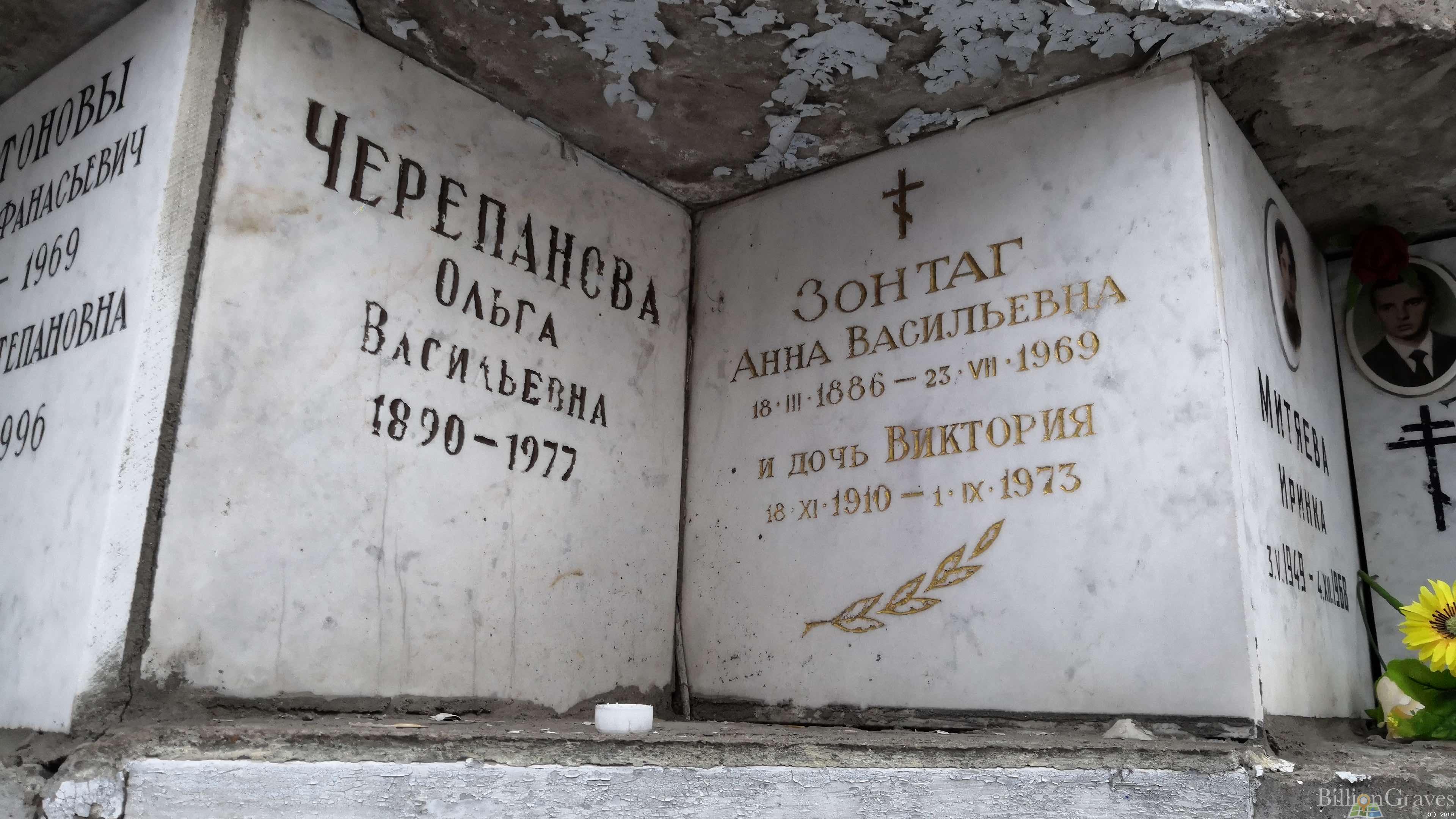 Зонтаг Анна Васильевна