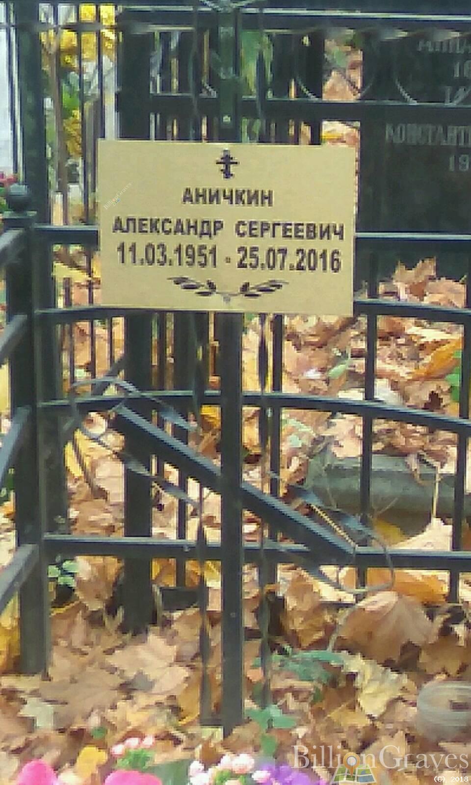 Аничкин Александр Сергеевич