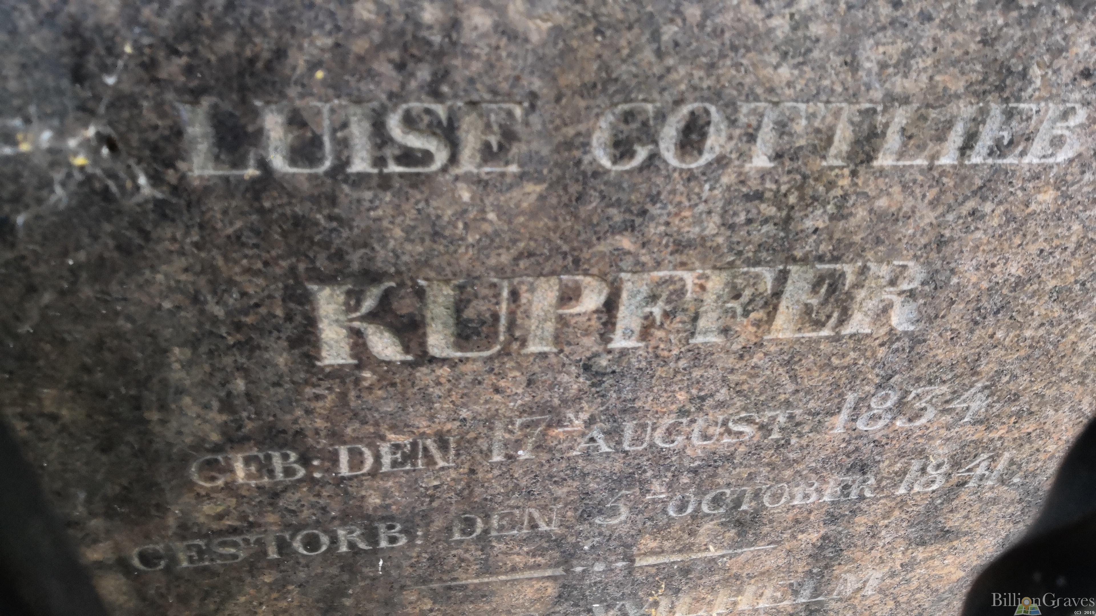 Kupffer Luise Gottlieb