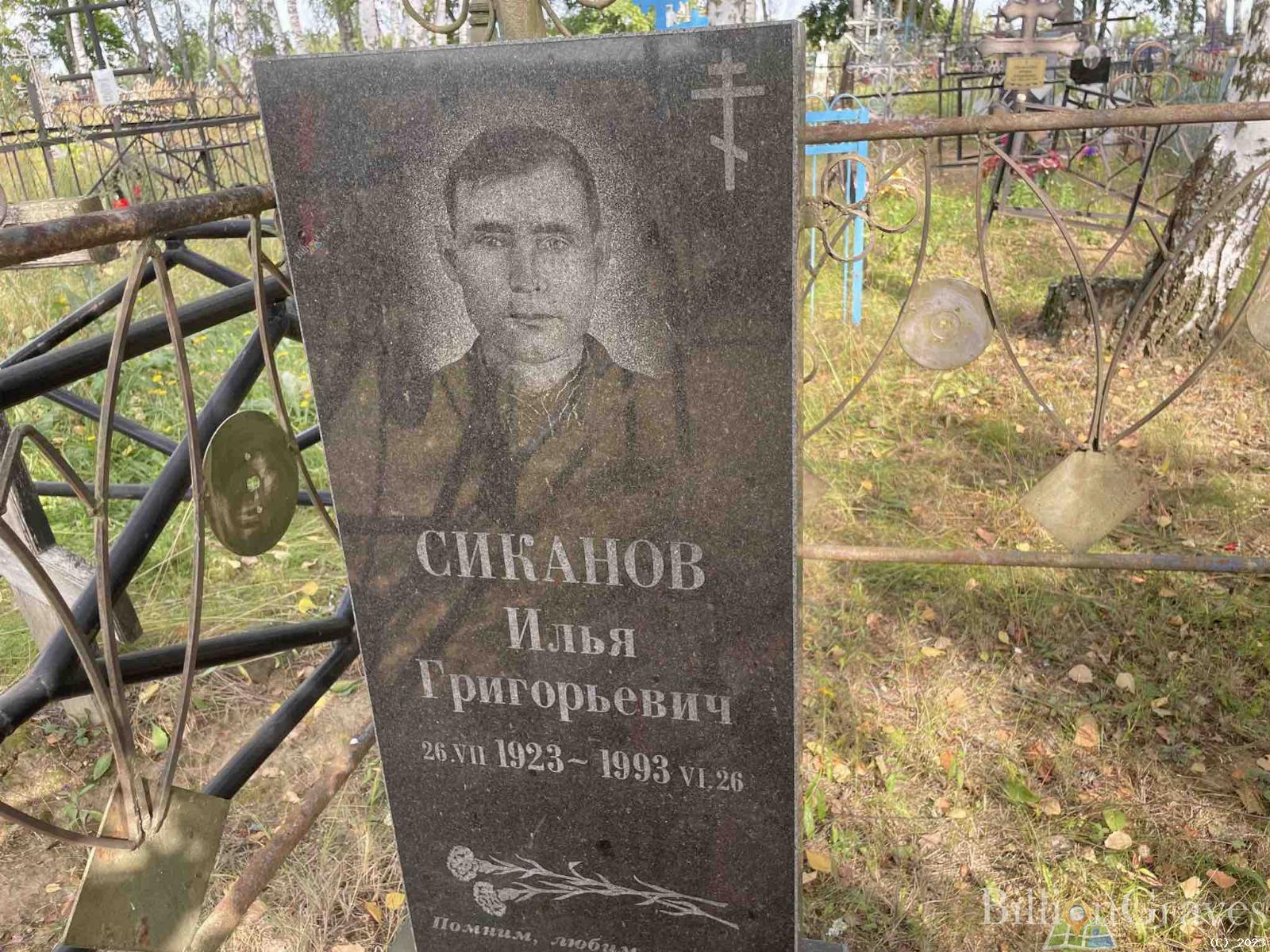 Сиканов Илья Григорьевич