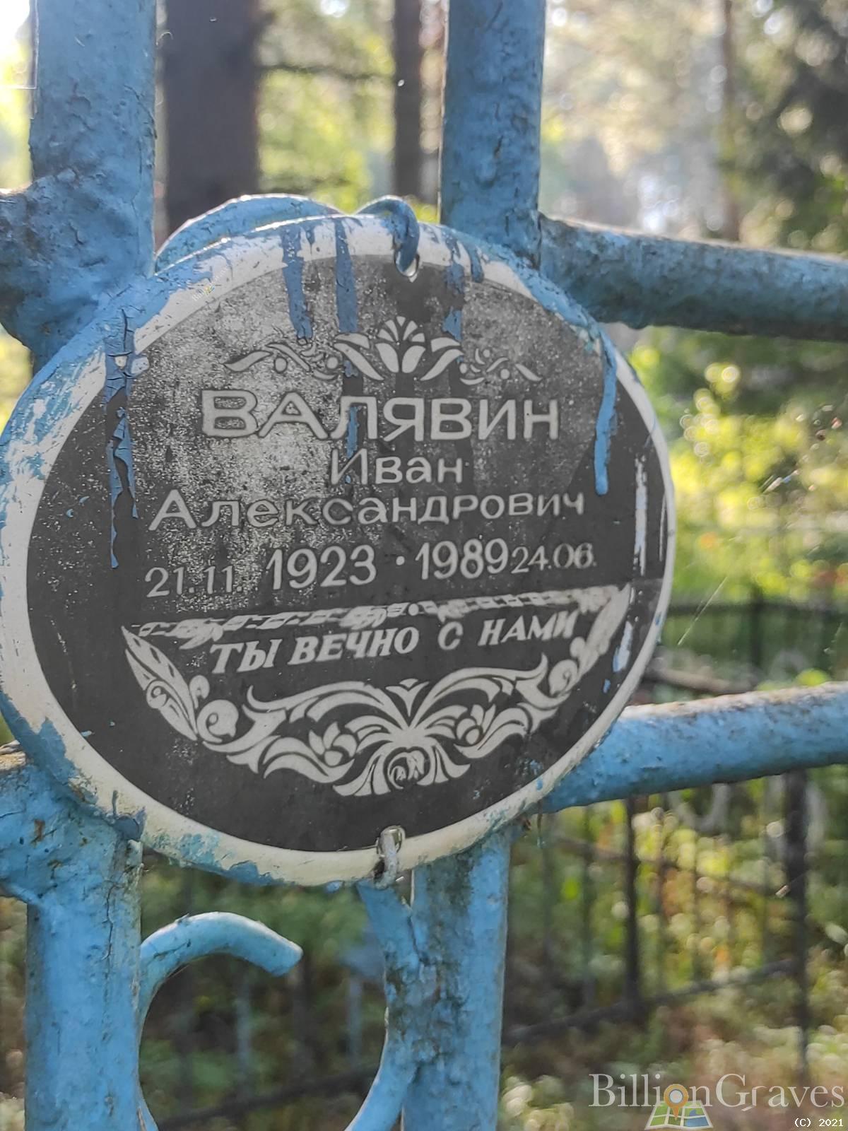 Валявин Иван Александрович