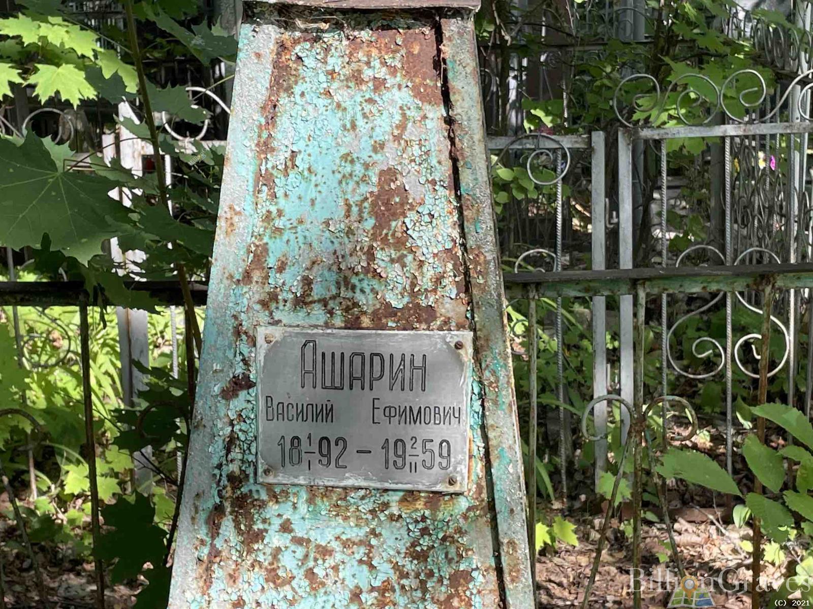 Ашарин Василий Ефимович