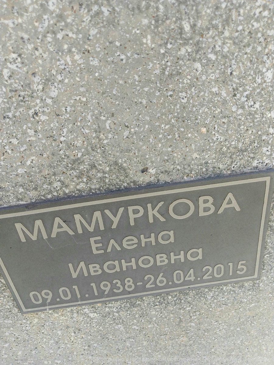 Мамуркова Елена Ивановна