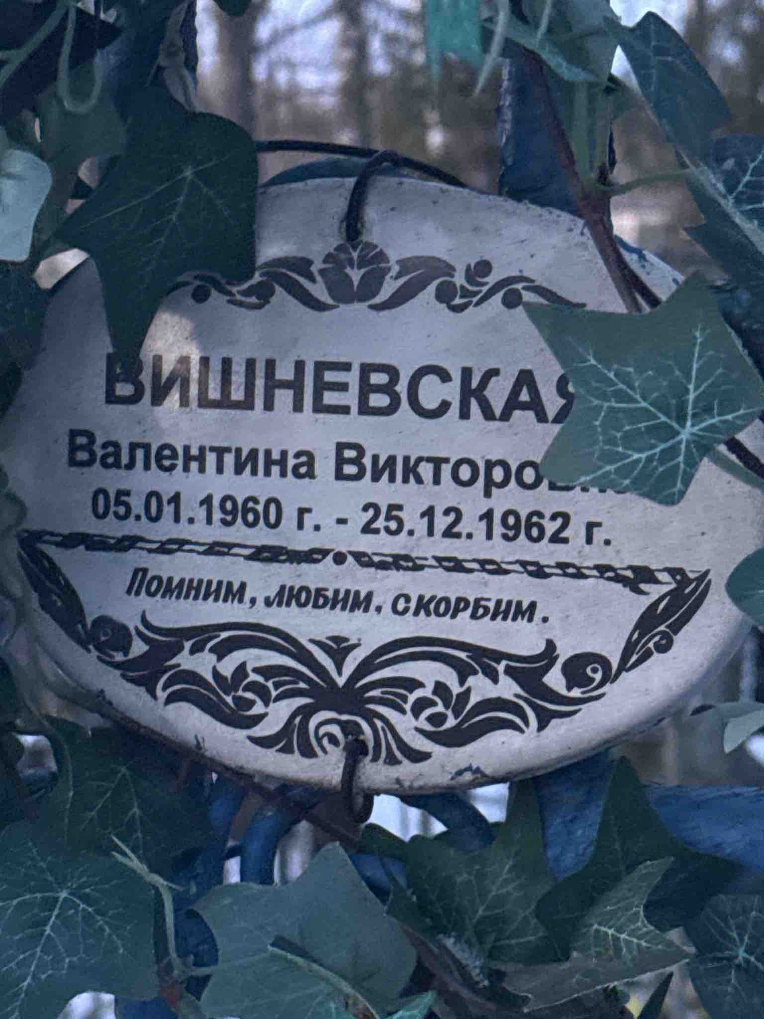 Вишневская Валентина Викторовна