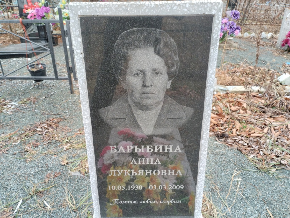 Барбыина Анна Лукьяновна