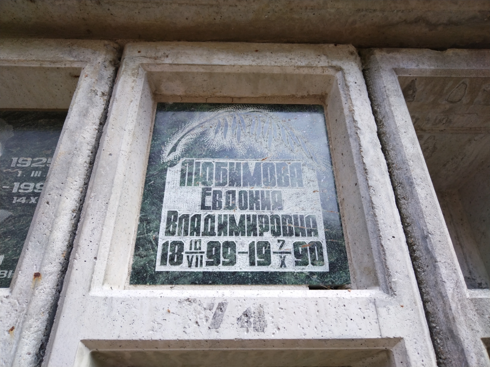 Любимова Евдокия Владимировна