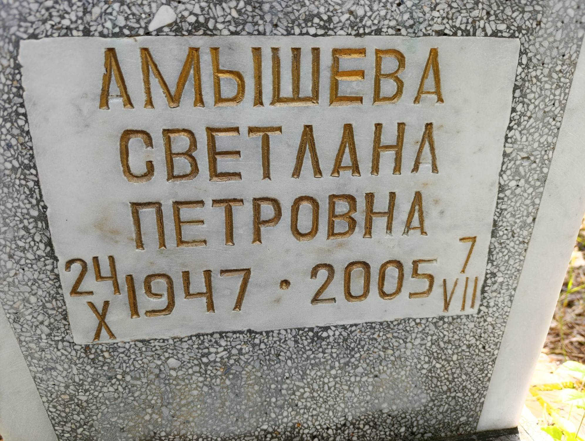 Амышева Светлана Петровна