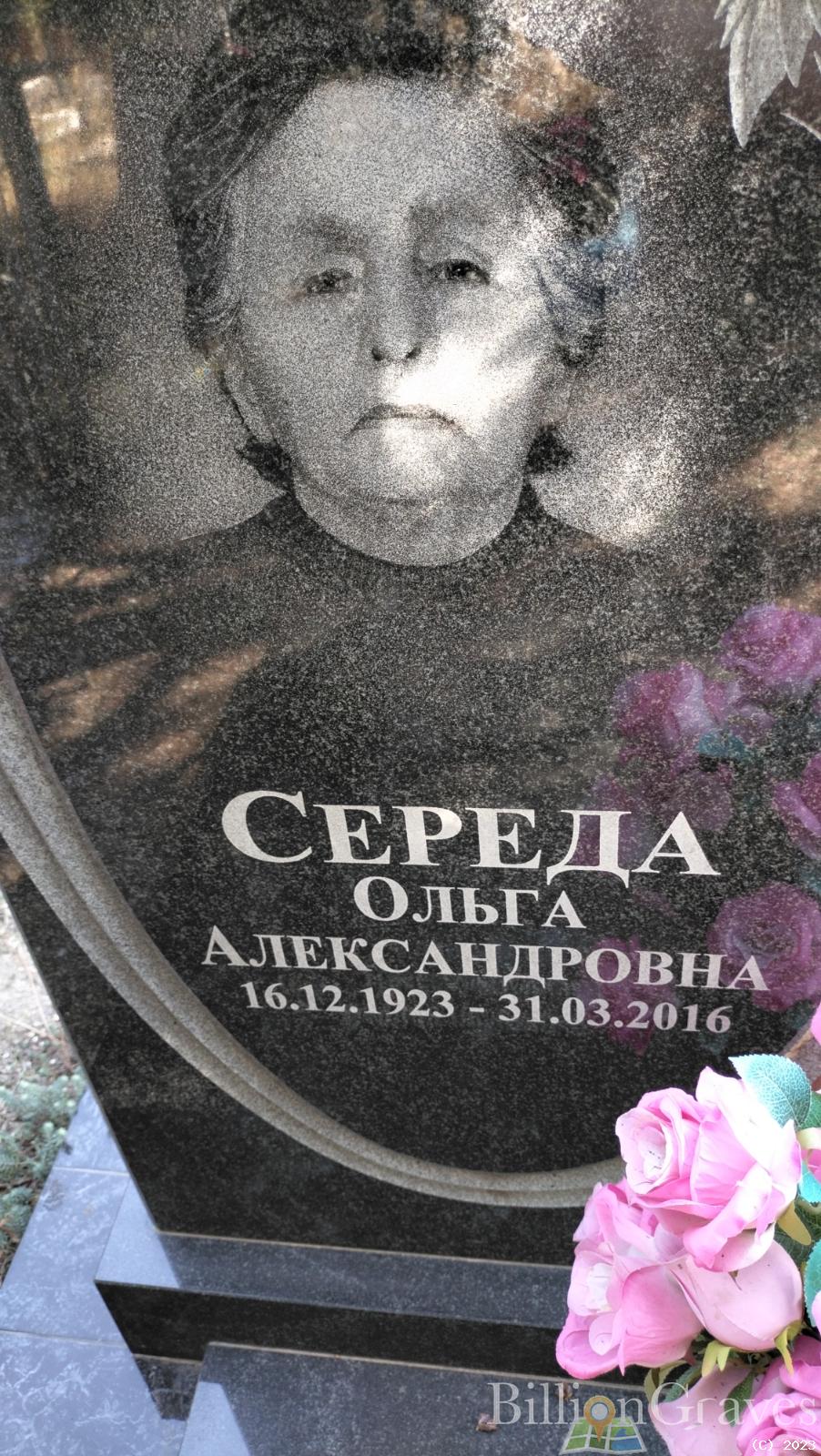 Середа Ольга Александровна
