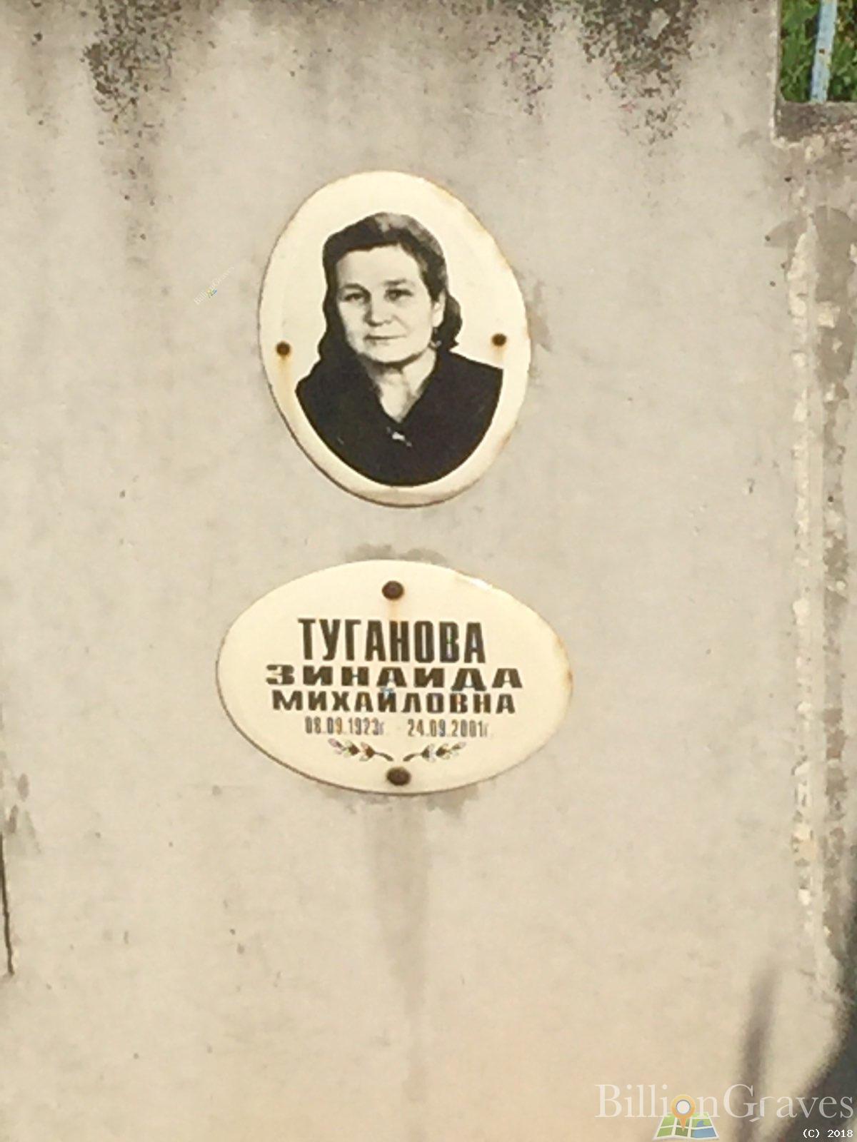 туганова зинаида михайловна