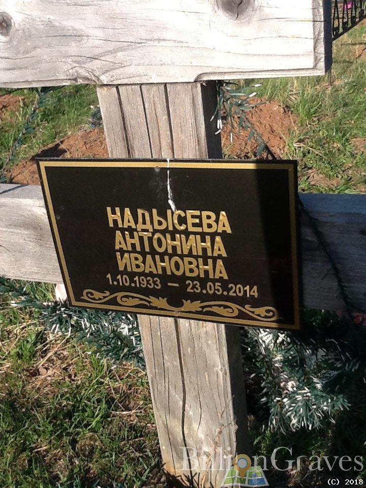 Надысева Антонина Ивановна
