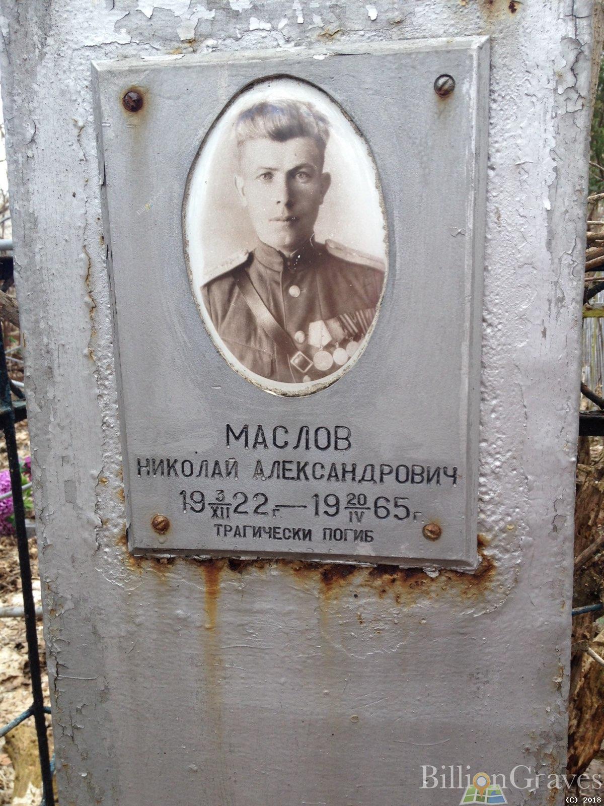 Маслов Николай Александрович