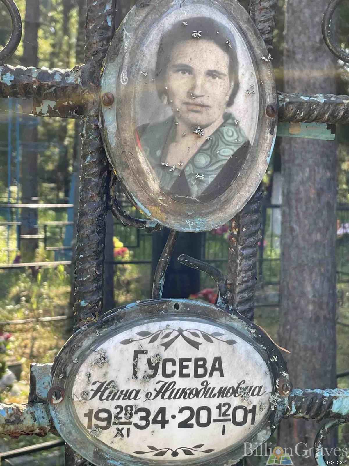 Гусева Нина Никодимовна