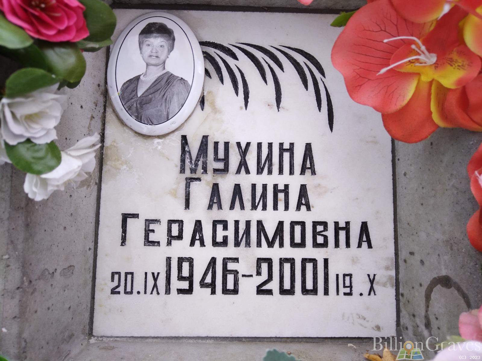 Мухина Галина Герасимовна