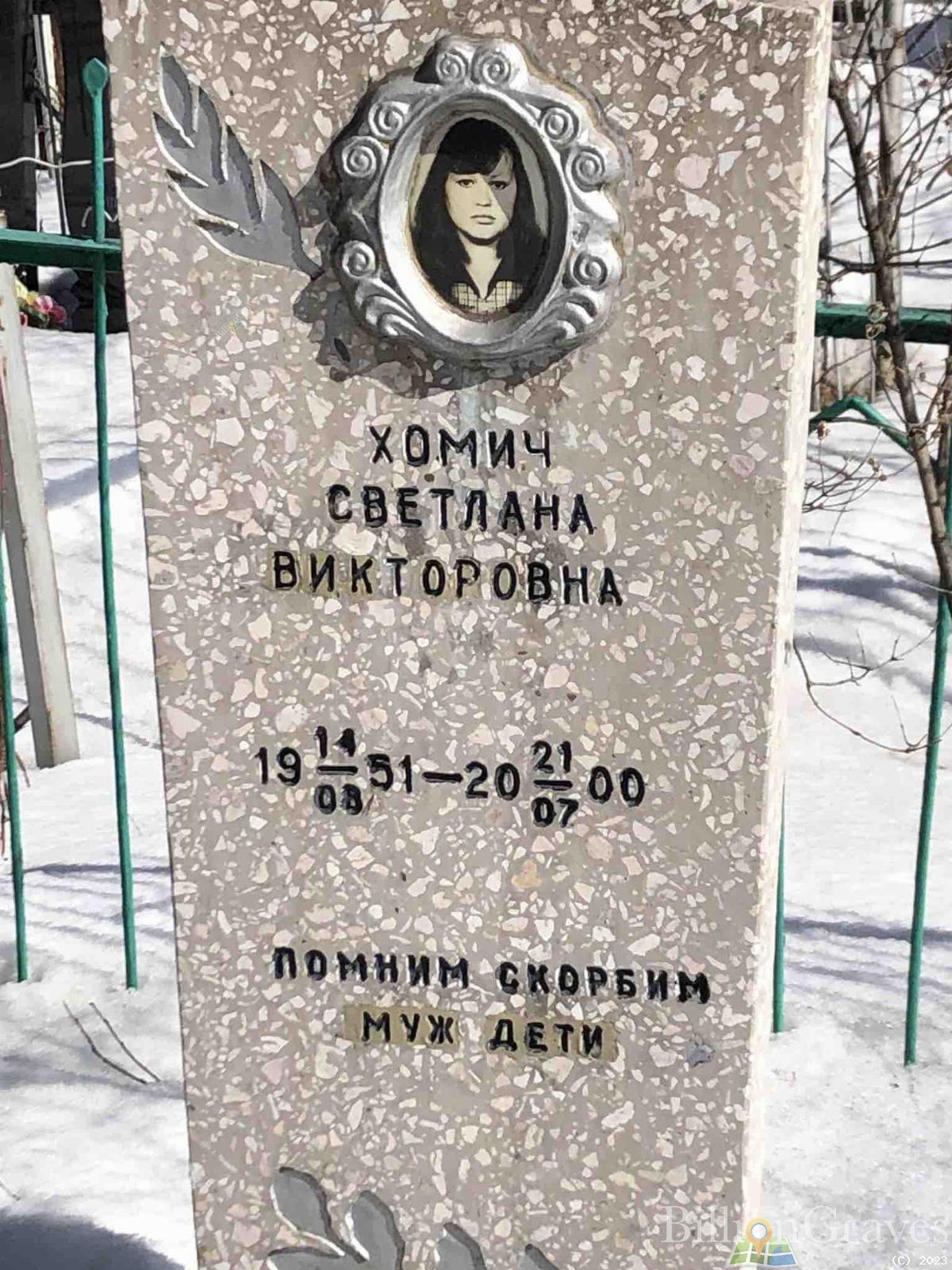 Хомич Светлана Викторовна