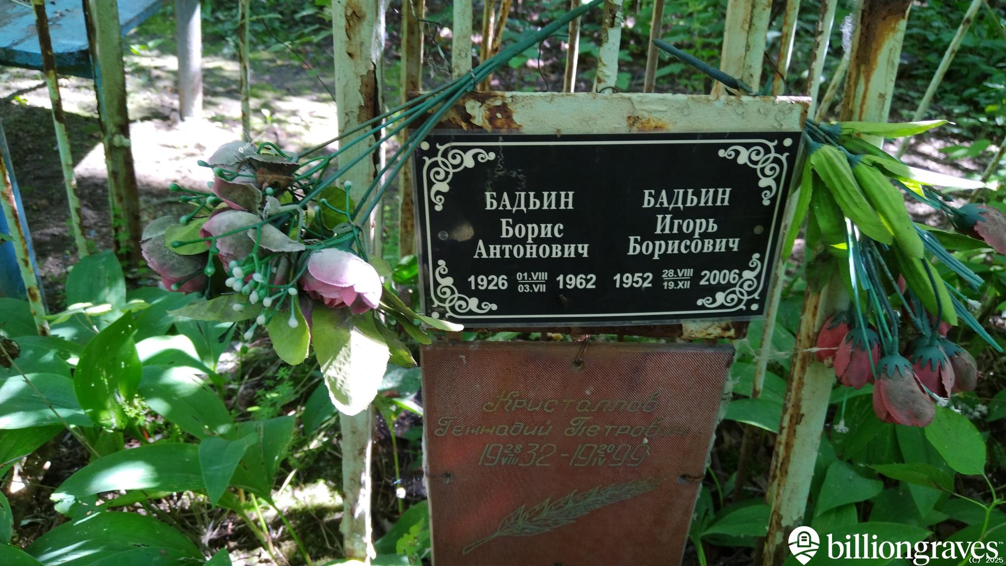 Кристаллов Геннадий Петрович