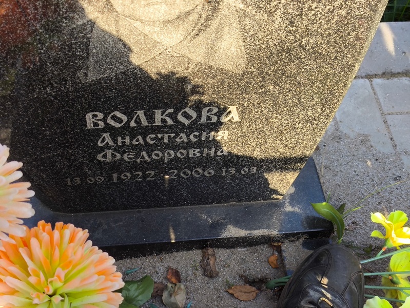 Волкова Анастасия Федоровна