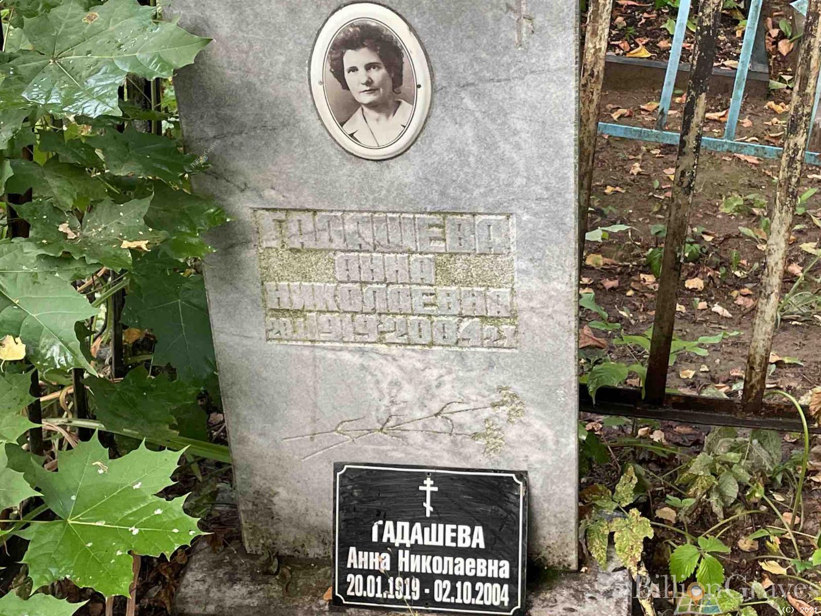 Гадашева Анна Николаевна
