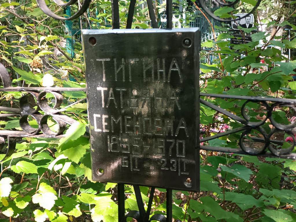 Тигина Татьяна Семеновна