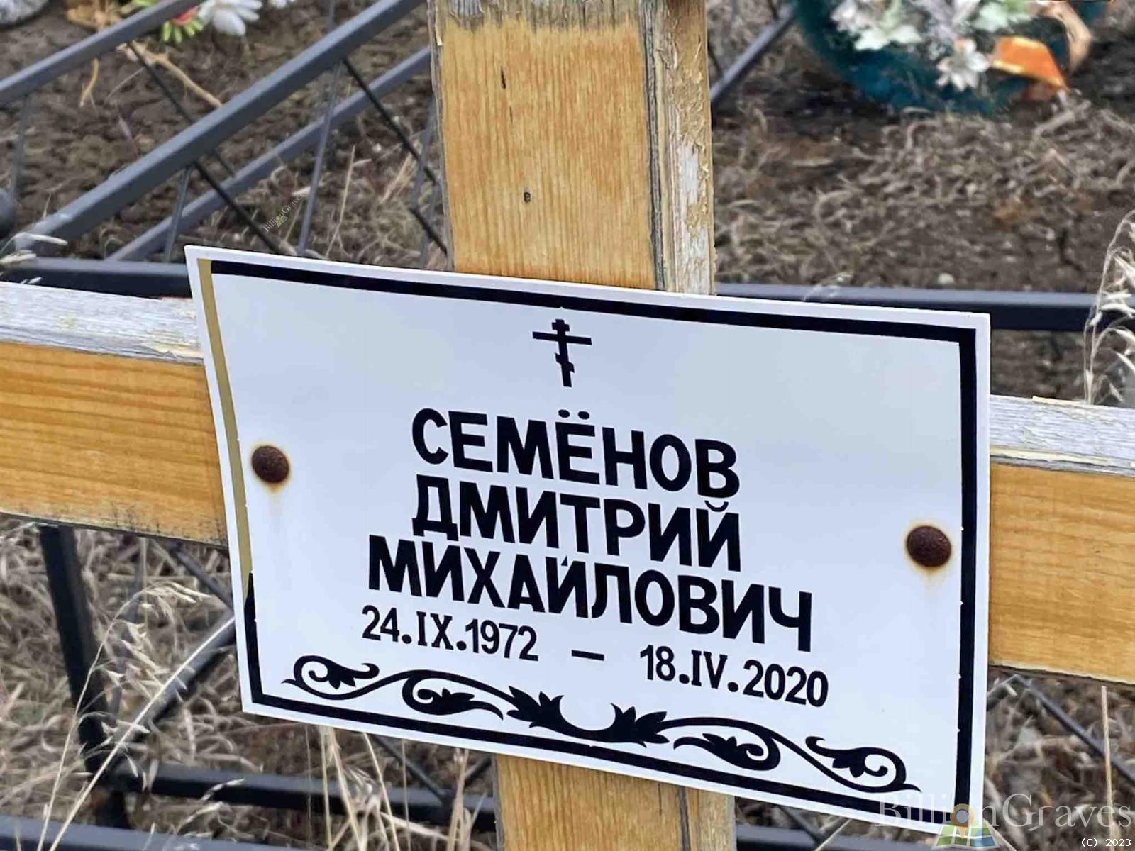 Семёнов Дмитрий Михайлович