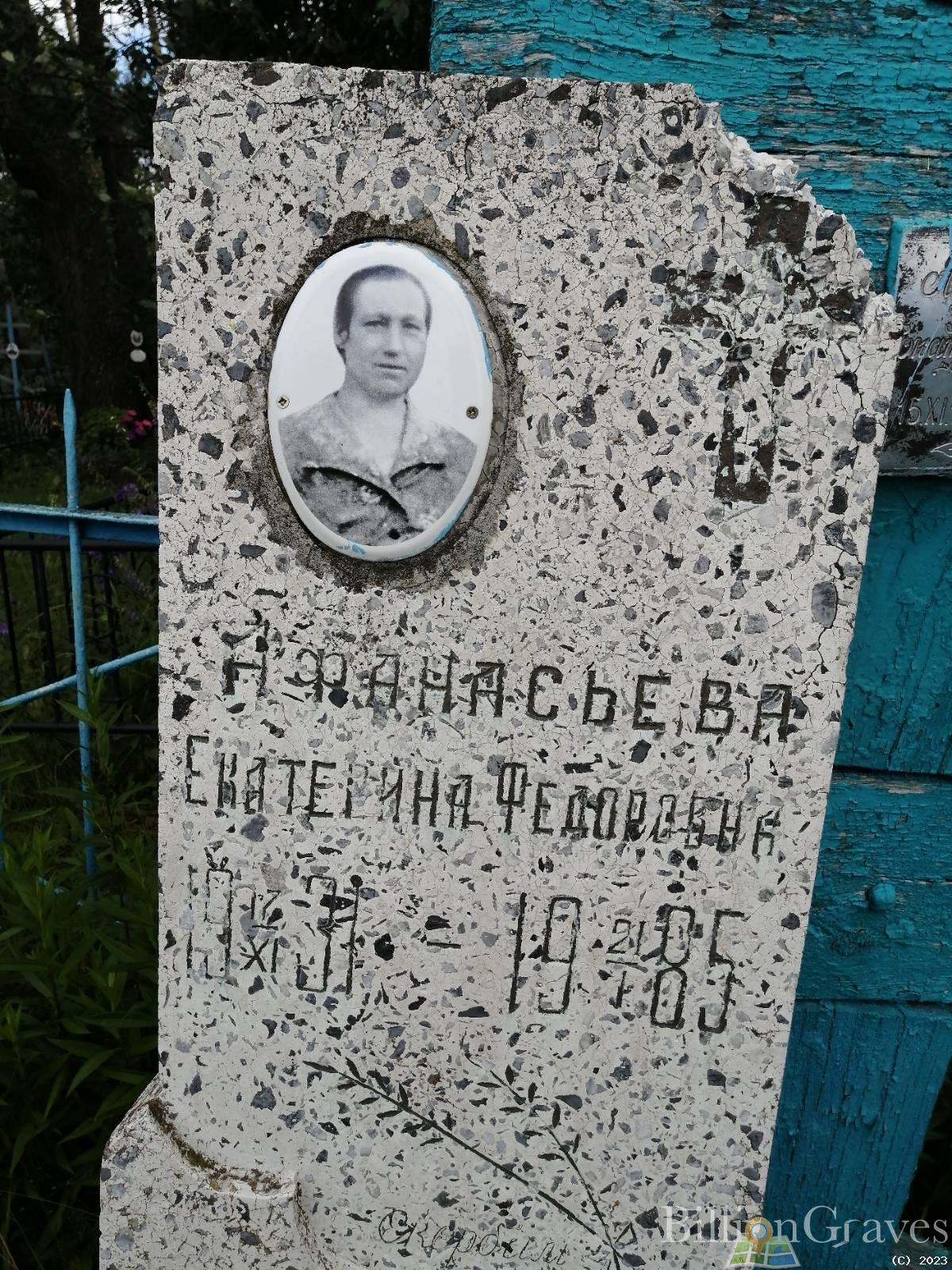 Афанасьева Екатерина Федоровна