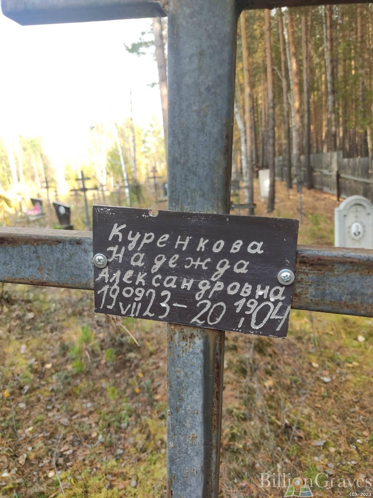 Куренкова Надежда Александровна