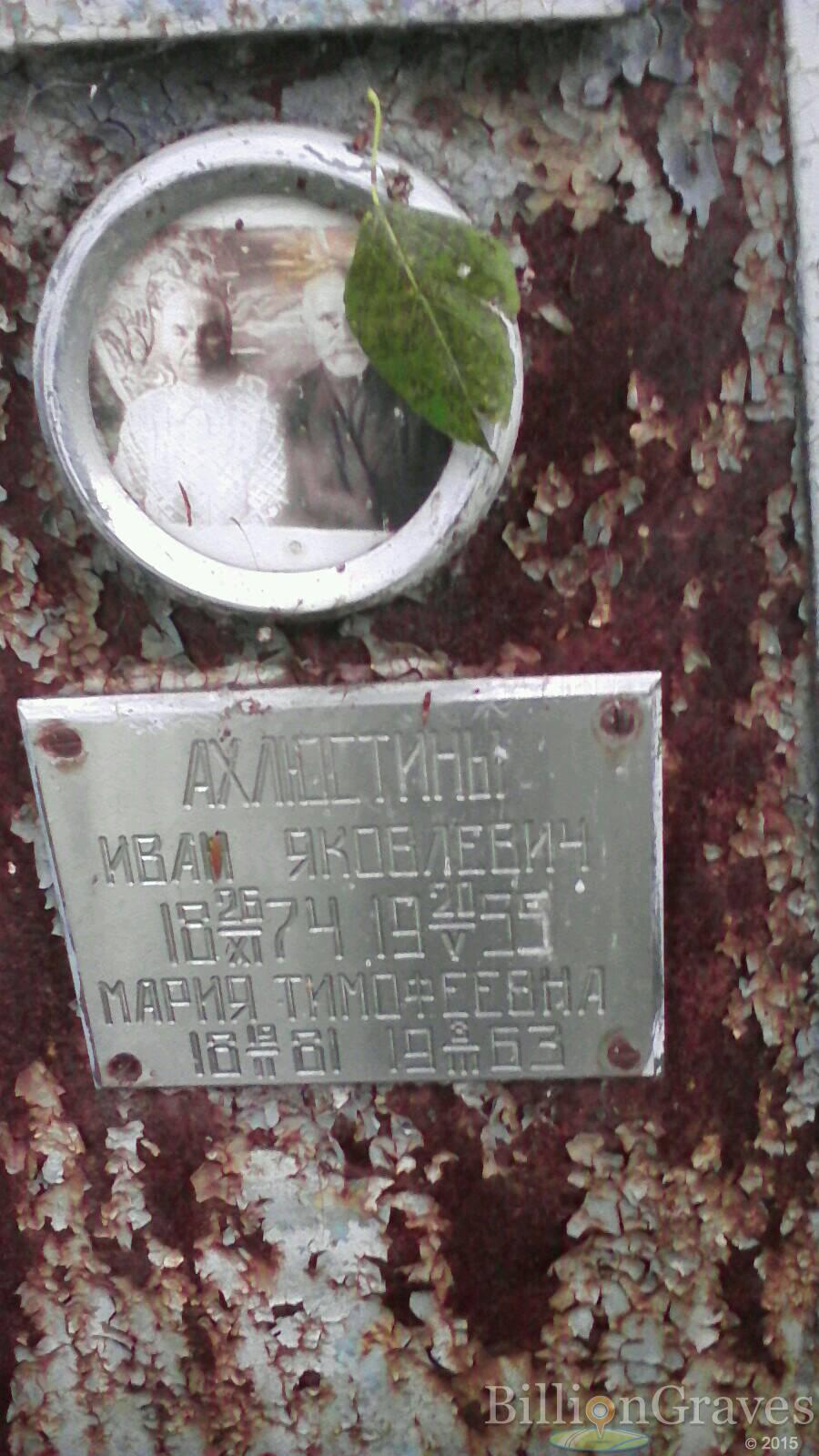 Ахлюстин Иван Яковлевич