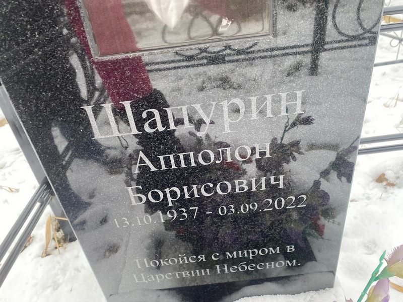 Аполлон Шапурин Борисович