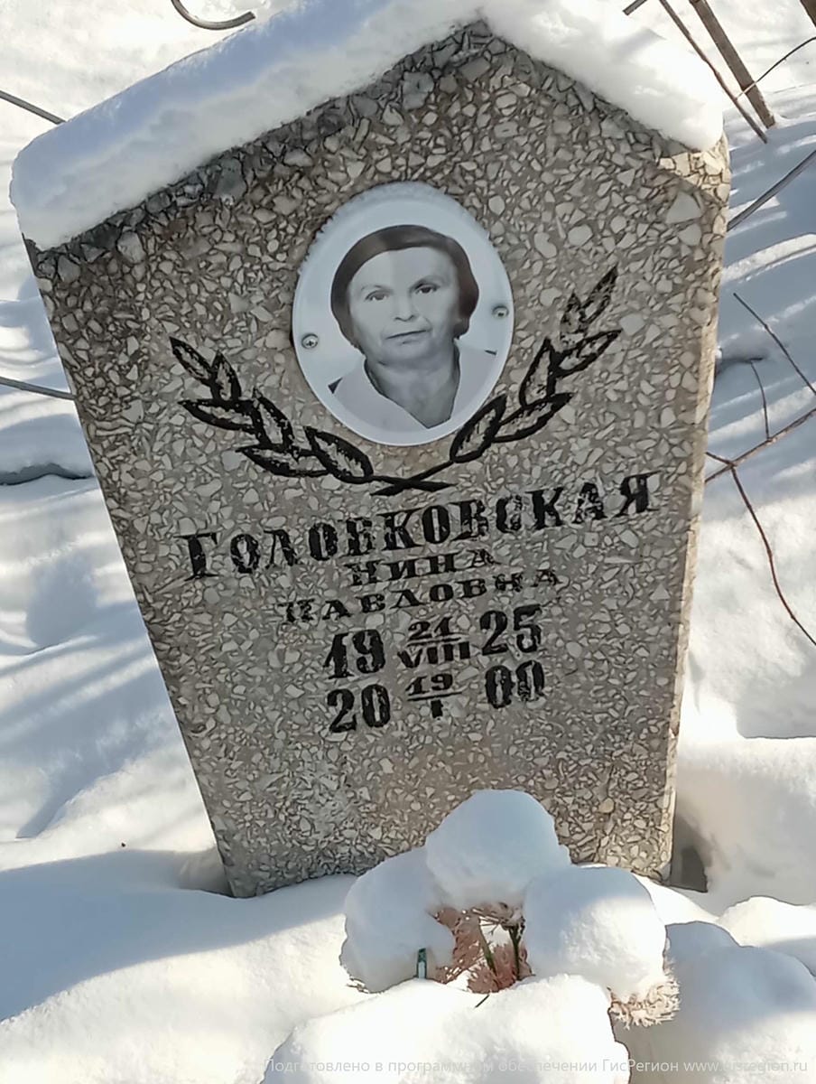 Головковская Нина Павловна