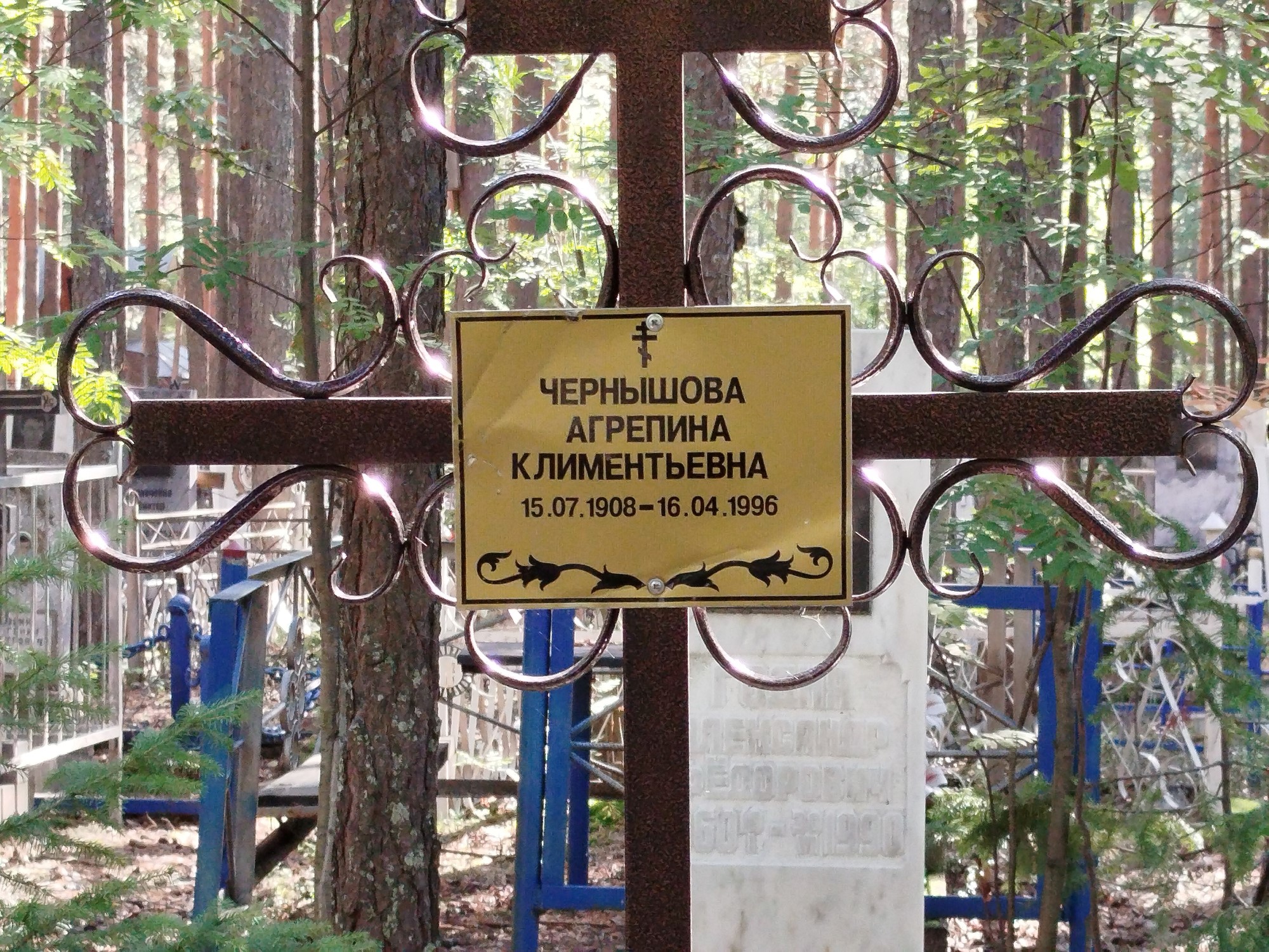 Чернышова Агрепина Климентьевна