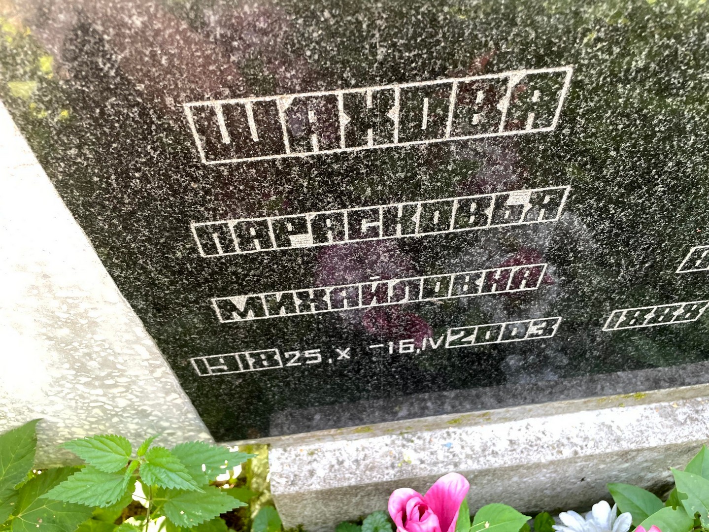 Парасковья Шахова Михайловна