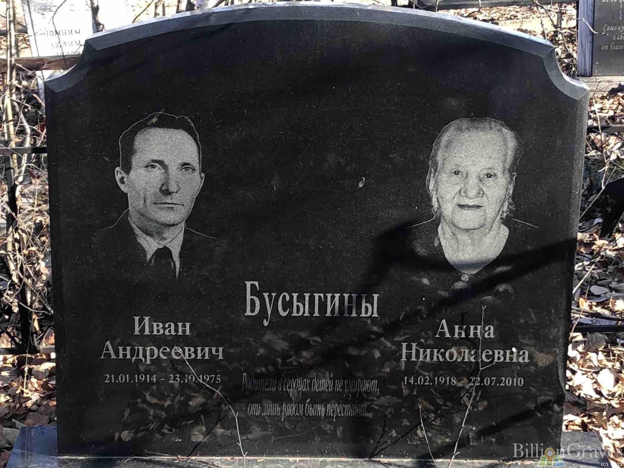 Бусыгина Анна Николаевна