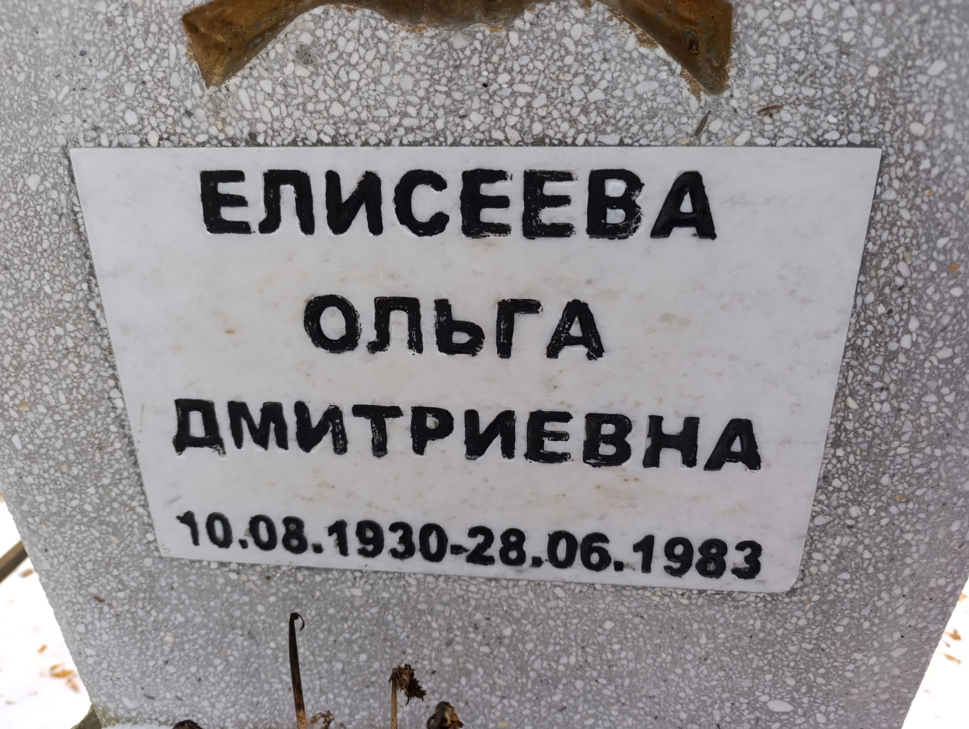 Елисеева Ольга Дмитриевна