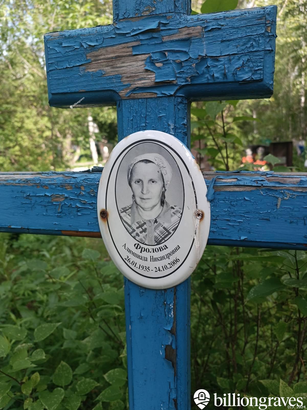 Фролова Алимпиада Никандровна