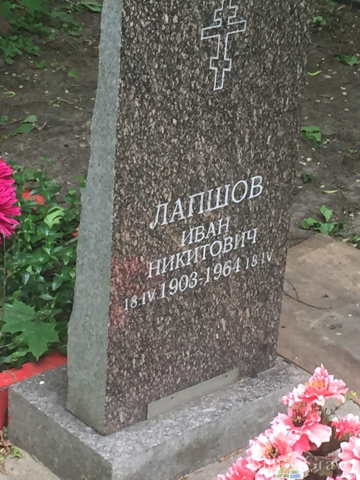 лапшов иван никитович