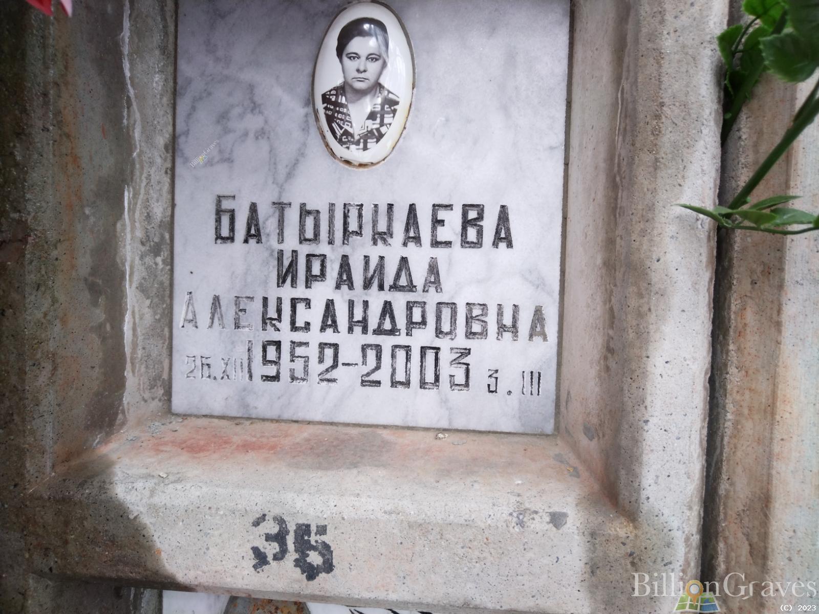 Батыркаева Ираида Александровна