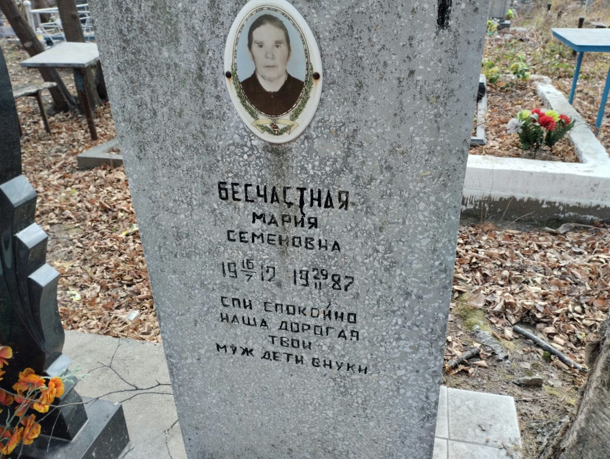 Бесчастная Мария Семеновна