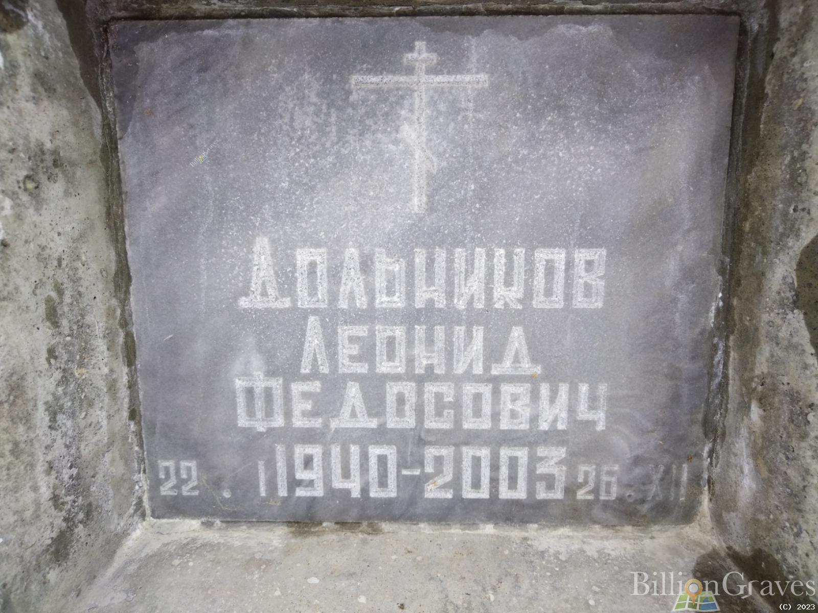 Дольников Леонид Федосович
