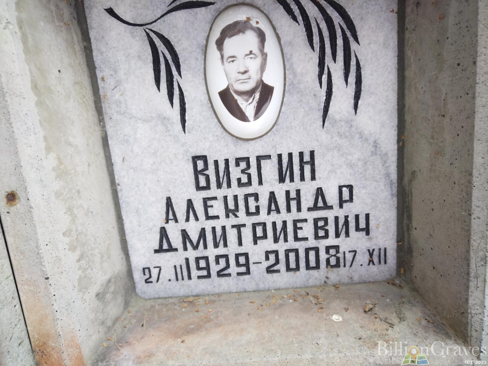 Визгин Александр Дмитриевич
