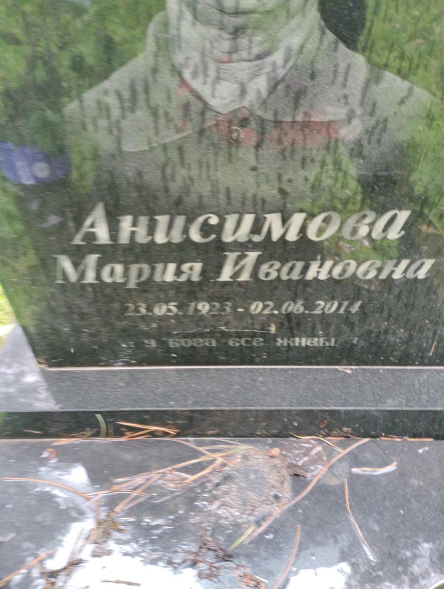 Анисимова Мария Ивановна