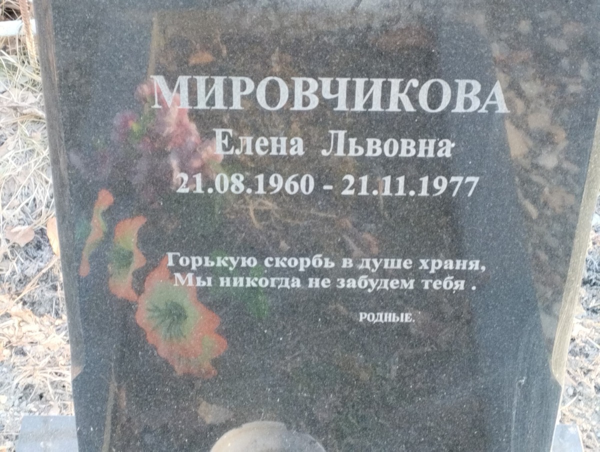 Мировчикова Елена Львовна