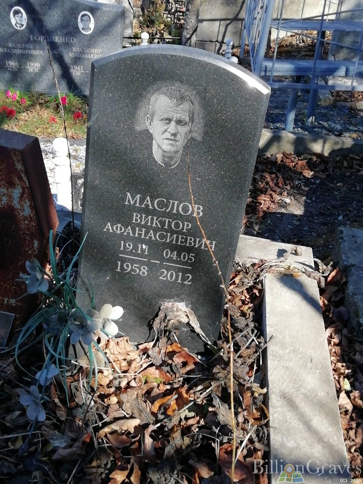Маслов Виктор Афанасиевич