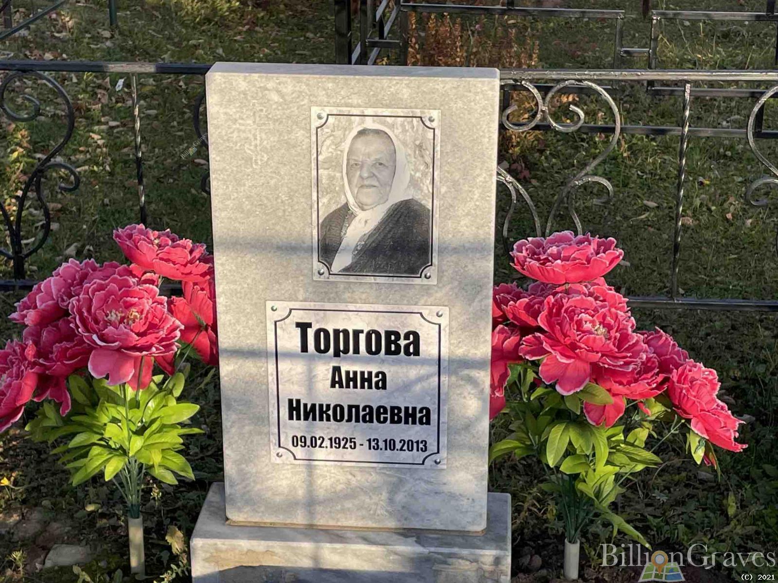 Торгова Анна Николаевна