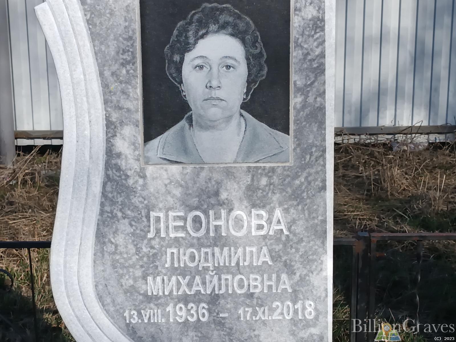 Леонова Людмила Михайловна