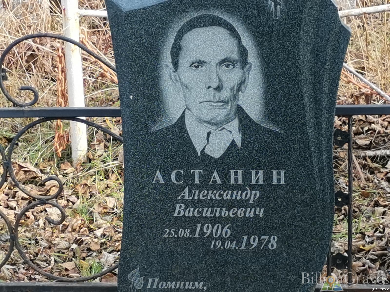 Астанин Александр Васильевич
