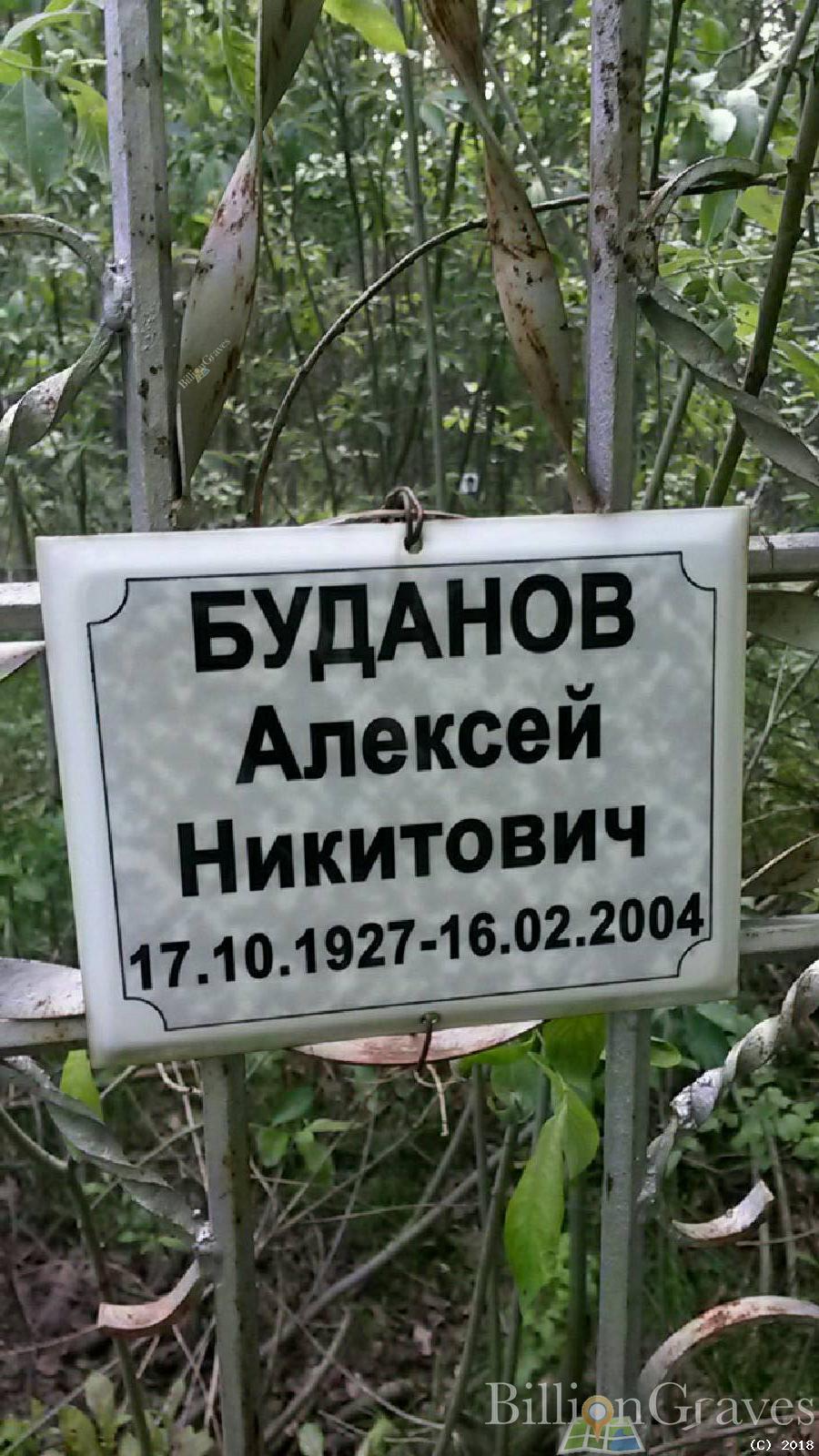Буданов Алексей Никитович